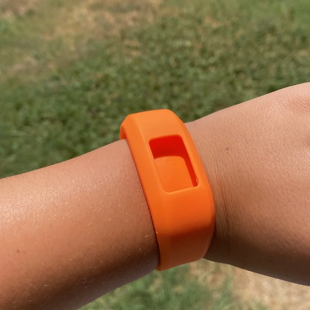 White red, yellow, green, pink, black purple, mint orange blue Fitbit adjustable